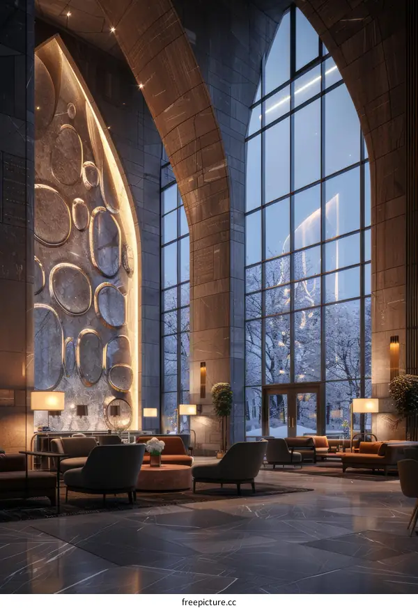 Modern Hotel Lobby Interior Design