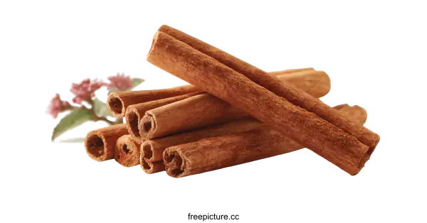 [Transparent Background PNG]Cinnamon Sticks Aromatic Spice