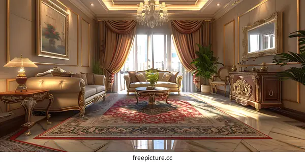 Luxurious living room