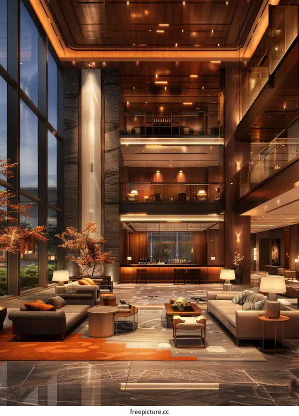 Modern Luxury Hotel Lobby Interior Design
