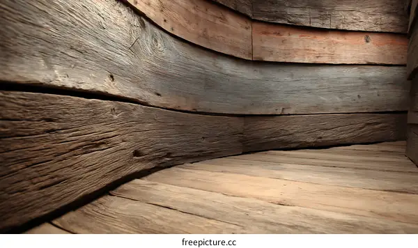 Rustic Wooden Beams Interior Design