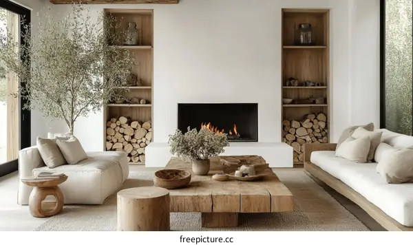 Modern Minimalist Living Room Interior Design