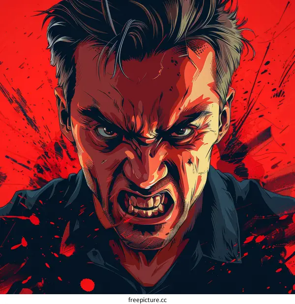 Portrait of an Angry Man