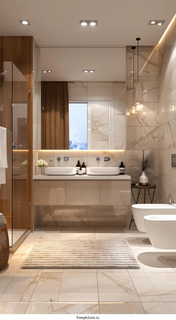 Modern Elegant Bathroom Interior Design