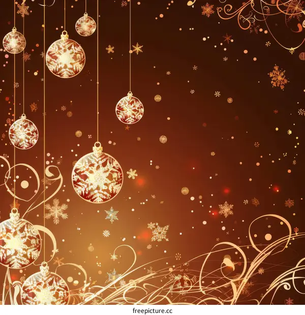 Golden Christmas Decorations