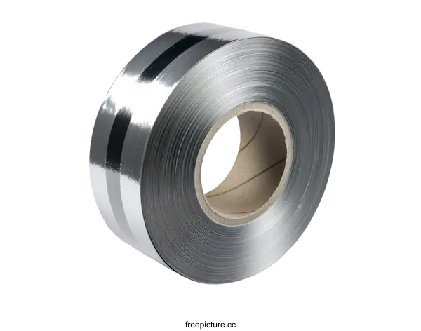 [Transparent Background PNG]Rolled Up Metallic Tape Product Image
