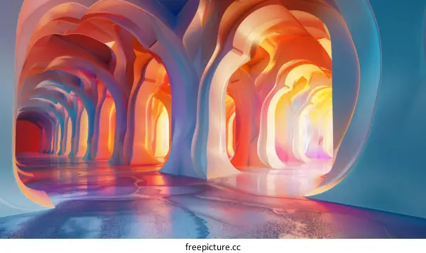 Futuristic Sci-Fi Corridor