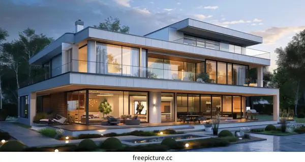 Modern Luxury House Exterior Design