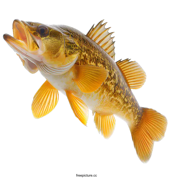 [Transparent Background PNG]A largemouth bass fish