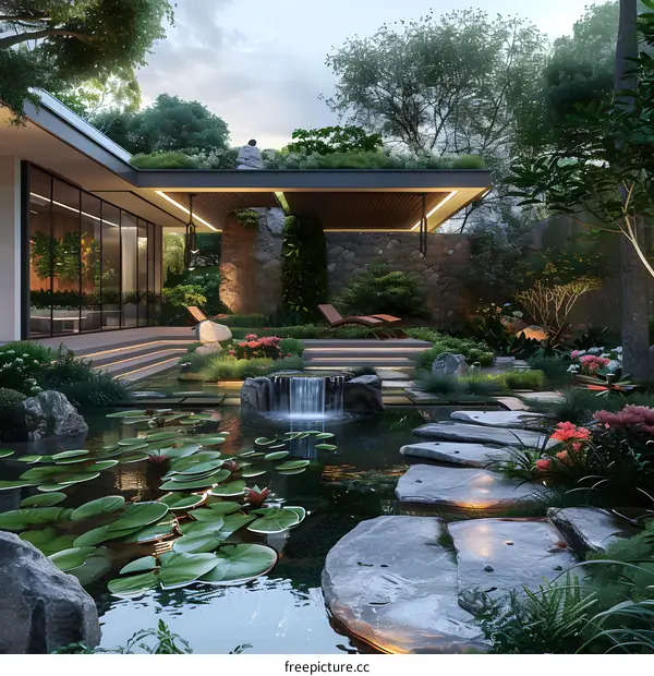 The perfect combination of natural landscape and modern architecture