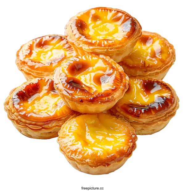 [Transparent Background PNG]Portuguese egg tart