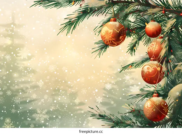 Christmas Tree with Ornaments