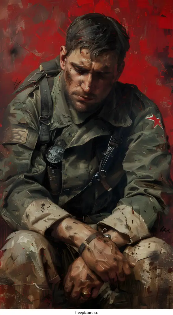 Portrait of a soldier