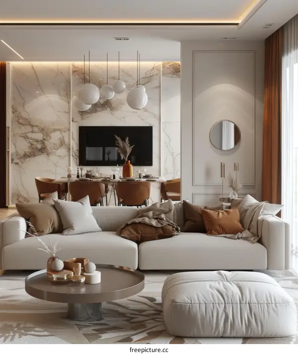 Modern Living Room Interior Design: A Symphony of Comfort and Luxury