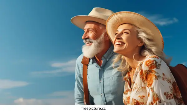 Happy Couple Enjoying the View