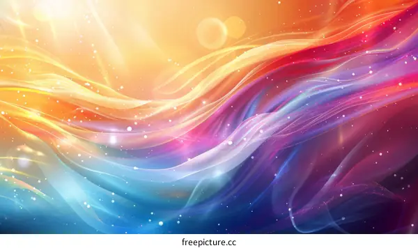 Colorful Light Waves