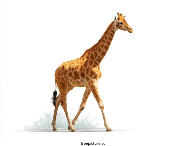 Giraffe in a Natural Habitat