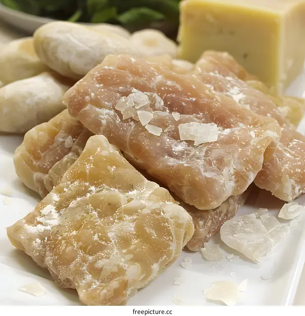 Close-up of nougat candy