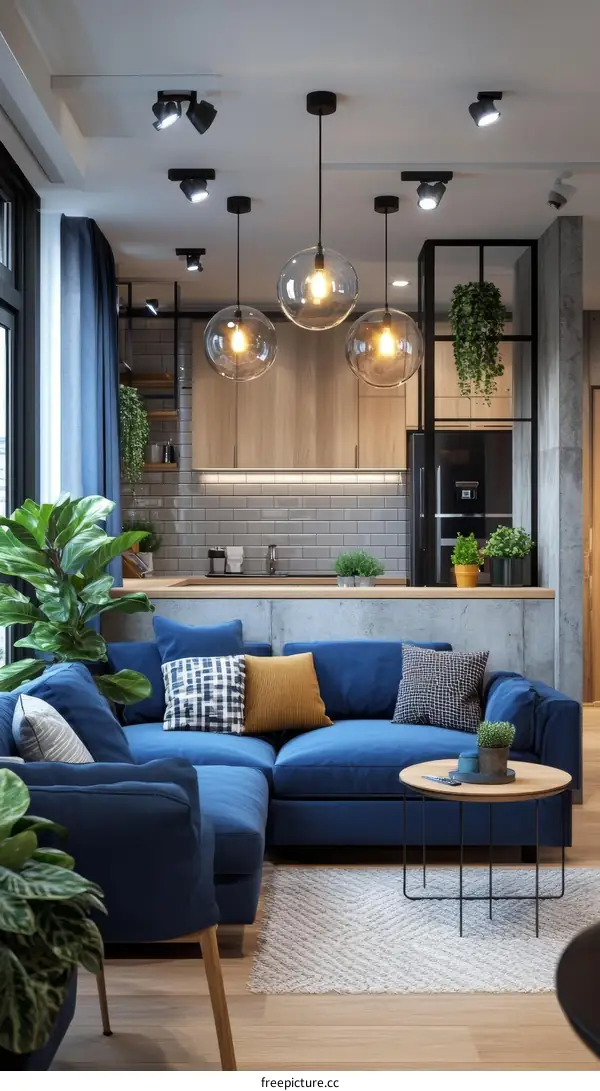 Modern Cozy Living Room Interior Design