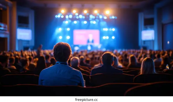 Large Audience at a Conference or Event