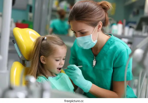 Dental Checkup of a Young Patient