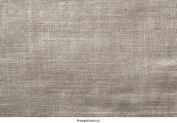 Natural Linen Fabric Texture Background