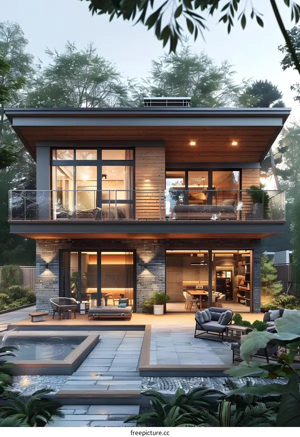 A Modern House That Blends in With Nature