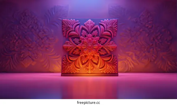 Ornamental Decorative Square Tile Design