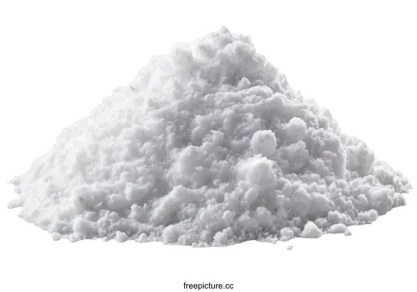 [Transparent Background PNG]Pile of White Powder Food Ingredient