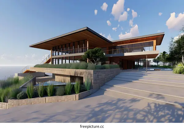 Modern House with Ocean View