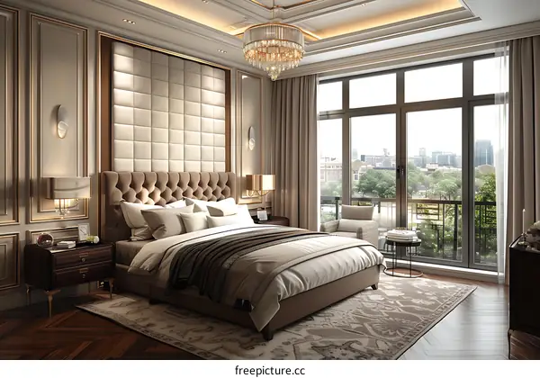 European luxury bedroom