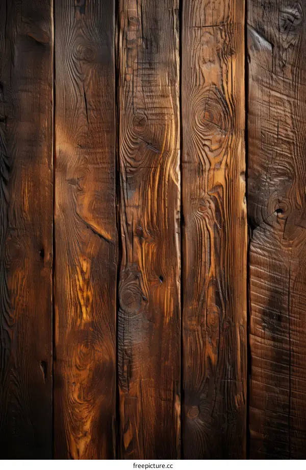Background of dark wooden planks