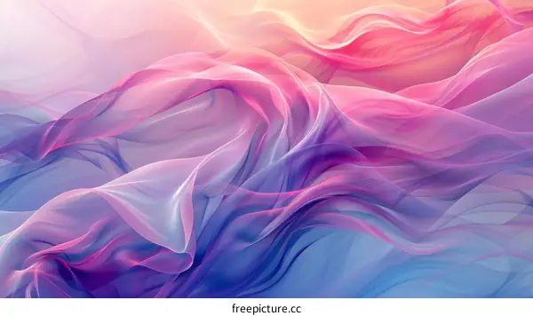 Colorful and Flowing Silk