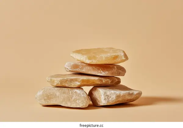Stacked Stones Minimalist Aesthetic Design