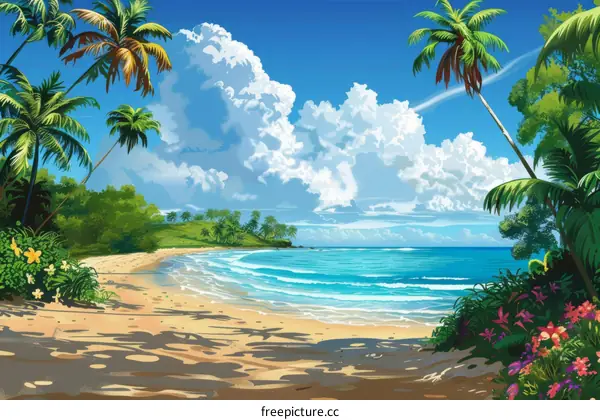 Tropical Island Paradise