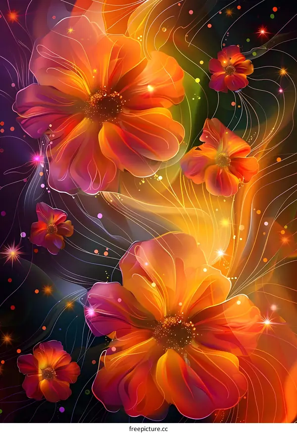 Flowers in Full Bloom