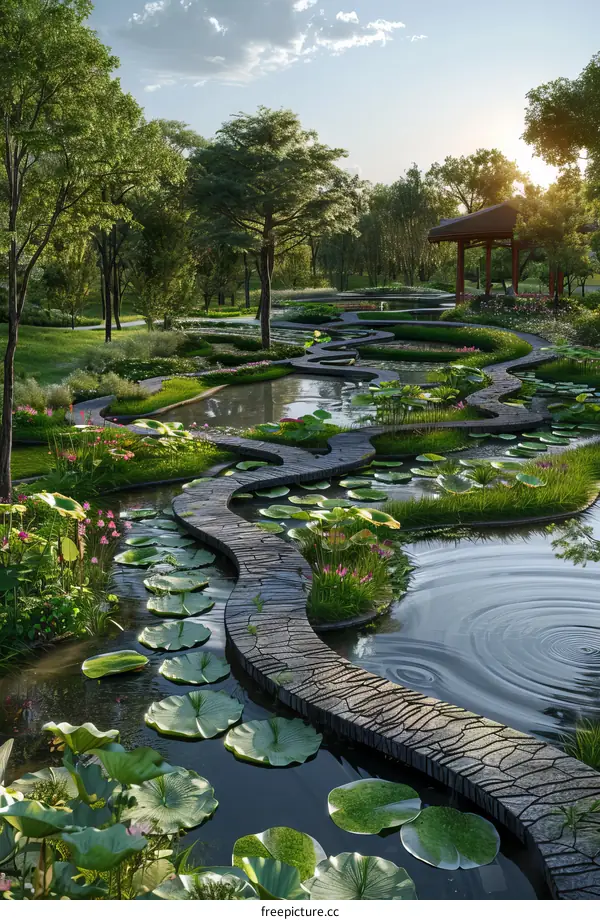 The path to the secluded place