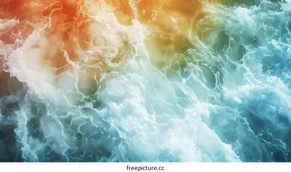 Abstract Ocean Waves Photo