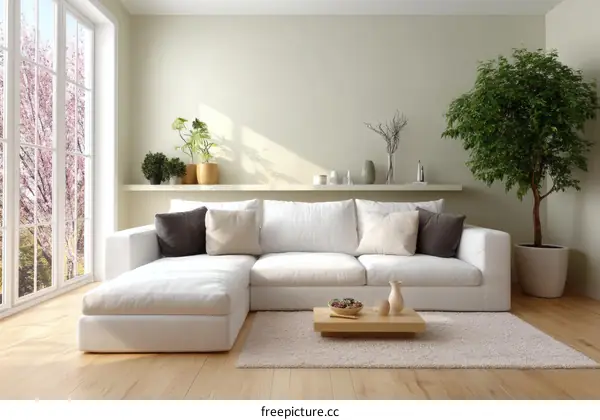 Modern Minimalist Living Room Interior Design