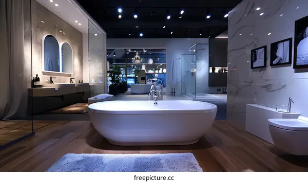 Modern Bathroom Display Interior Design