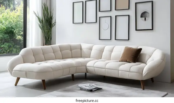 Modern Sectional Sofa with Stylish Design