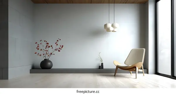 Modern Minimalist Living Room Interior Design
