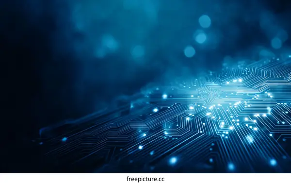 Abstract Circuit Board Technology Background