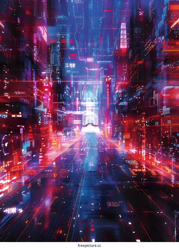 Futuristic Cityscape Cyberpunk