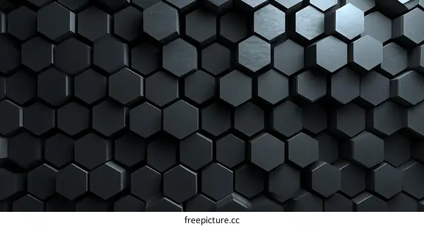 Abstract Geometric Hexagon Pattern