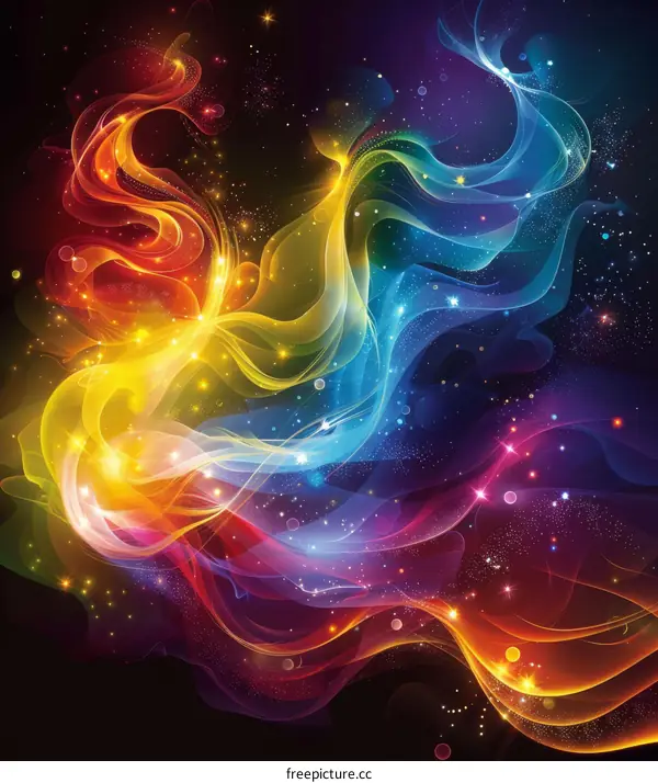 Celestial Symphony: A Vibrant Nebula