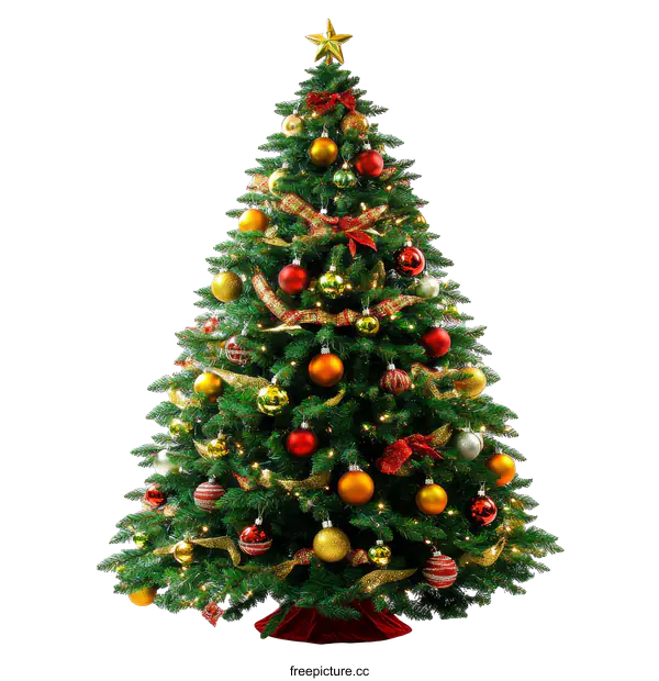 [Transparent Background PNG]Ornate Christmas Tree Decoration
