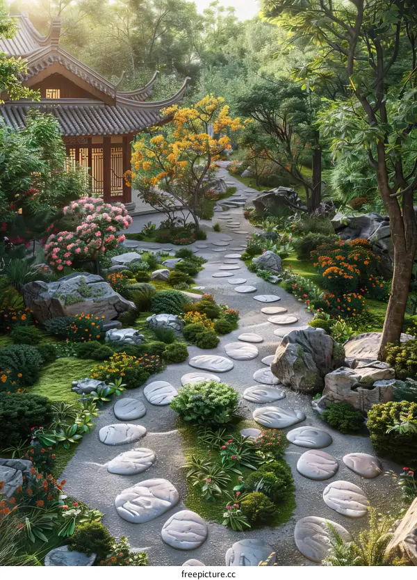 Pathway in a Chinese Garden