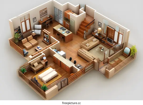 Modern house interior design