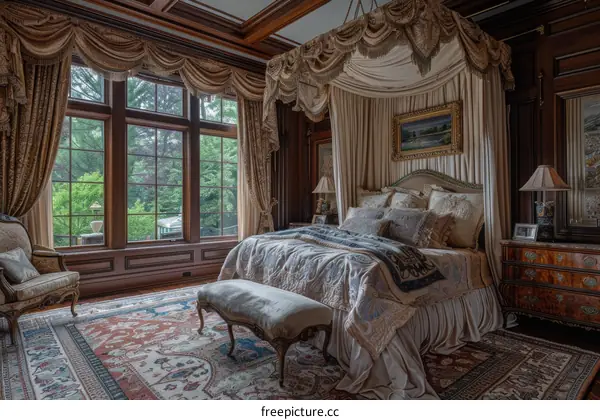 Luxury Master Bedroom with Classic Details
